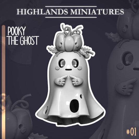 Highland Miniatures Pooky The Ghost - Fantasy / D&D (Custom Order) - product image
