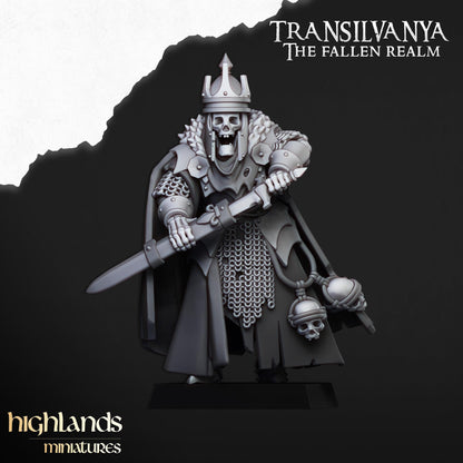 Highland Miniatures Skeletal Lord - Fantasy / D&D (Custom Order) - product image 1 of 3