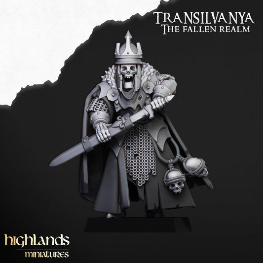 Highland Miniatures Skeletal Lord - Fantasy / D&D (Custom Order) - product image 1 of 3
