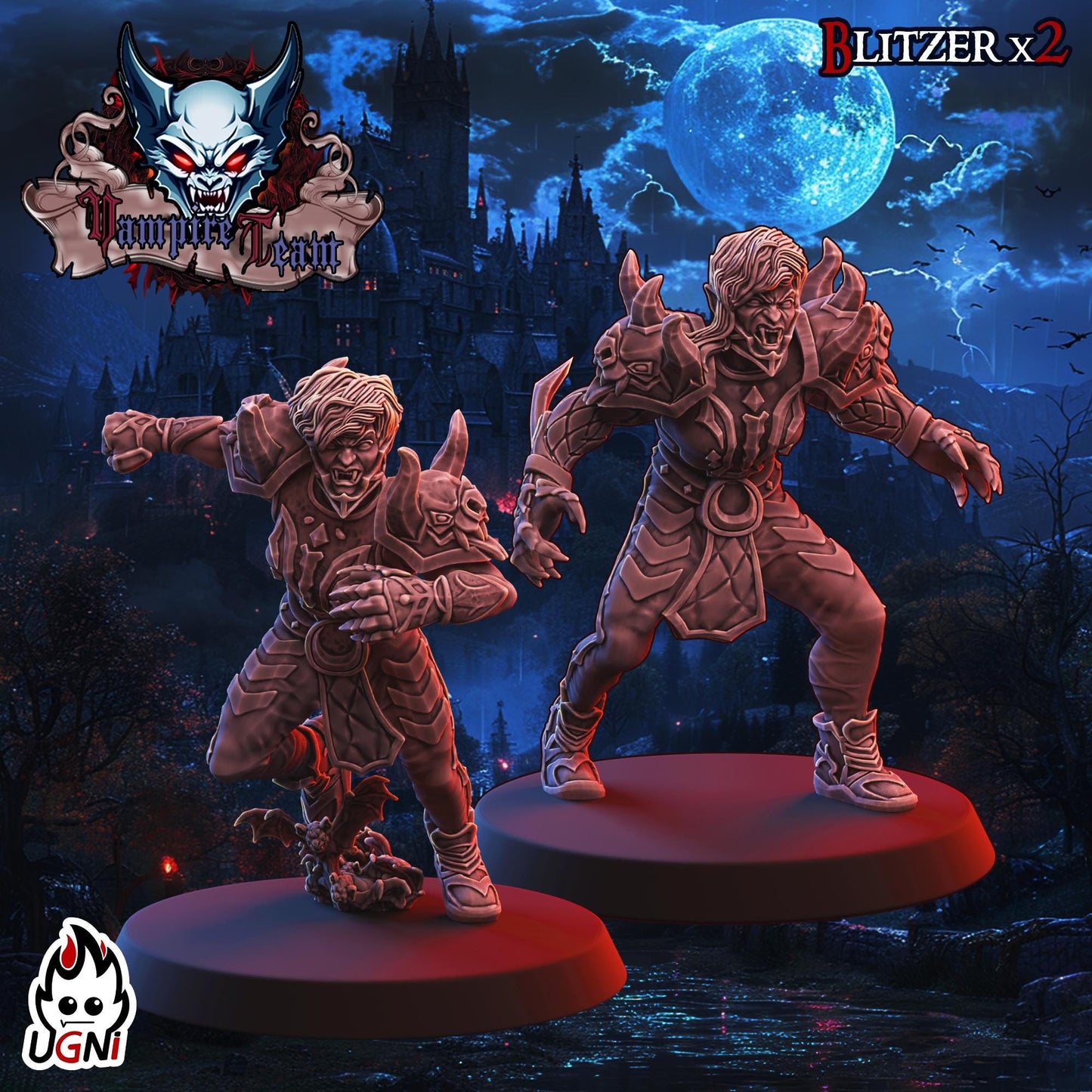 Vampire Team (Regular Style) Designed by UGNI Miniatures - Fantasy Football - product image 3 of 10