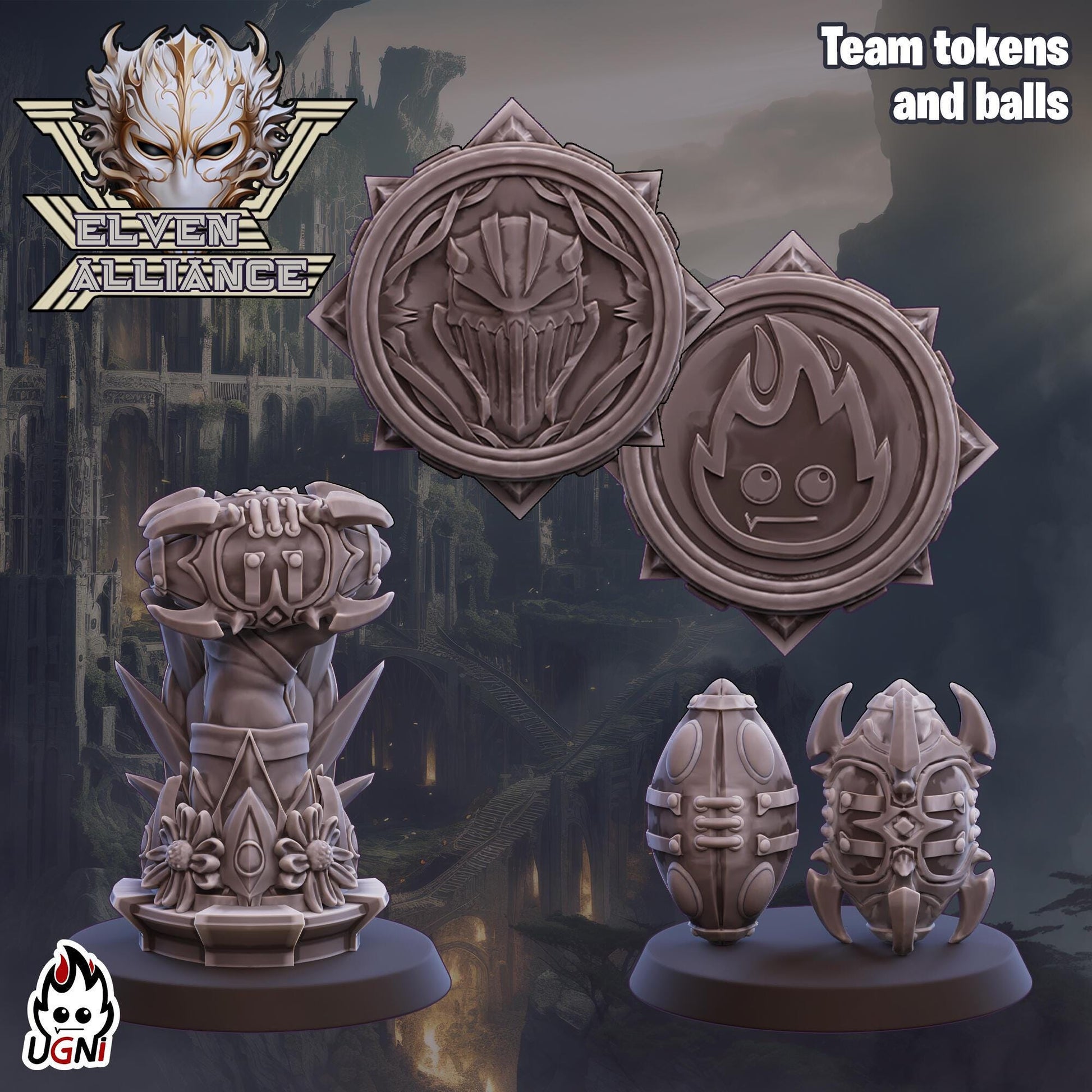 Elven Union Team Designed by UGNI Miniatures - Fantasy Football - product image 7 of 9