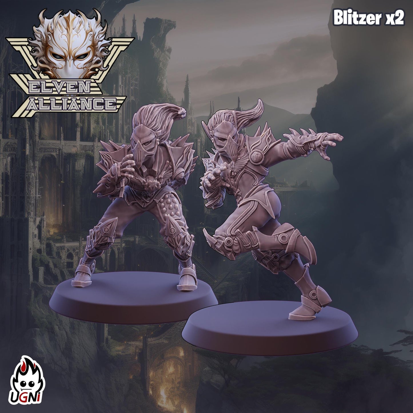 Elven Union Team Designed by UGNI Miniatures - Fantasy Football - product image 2 of 9