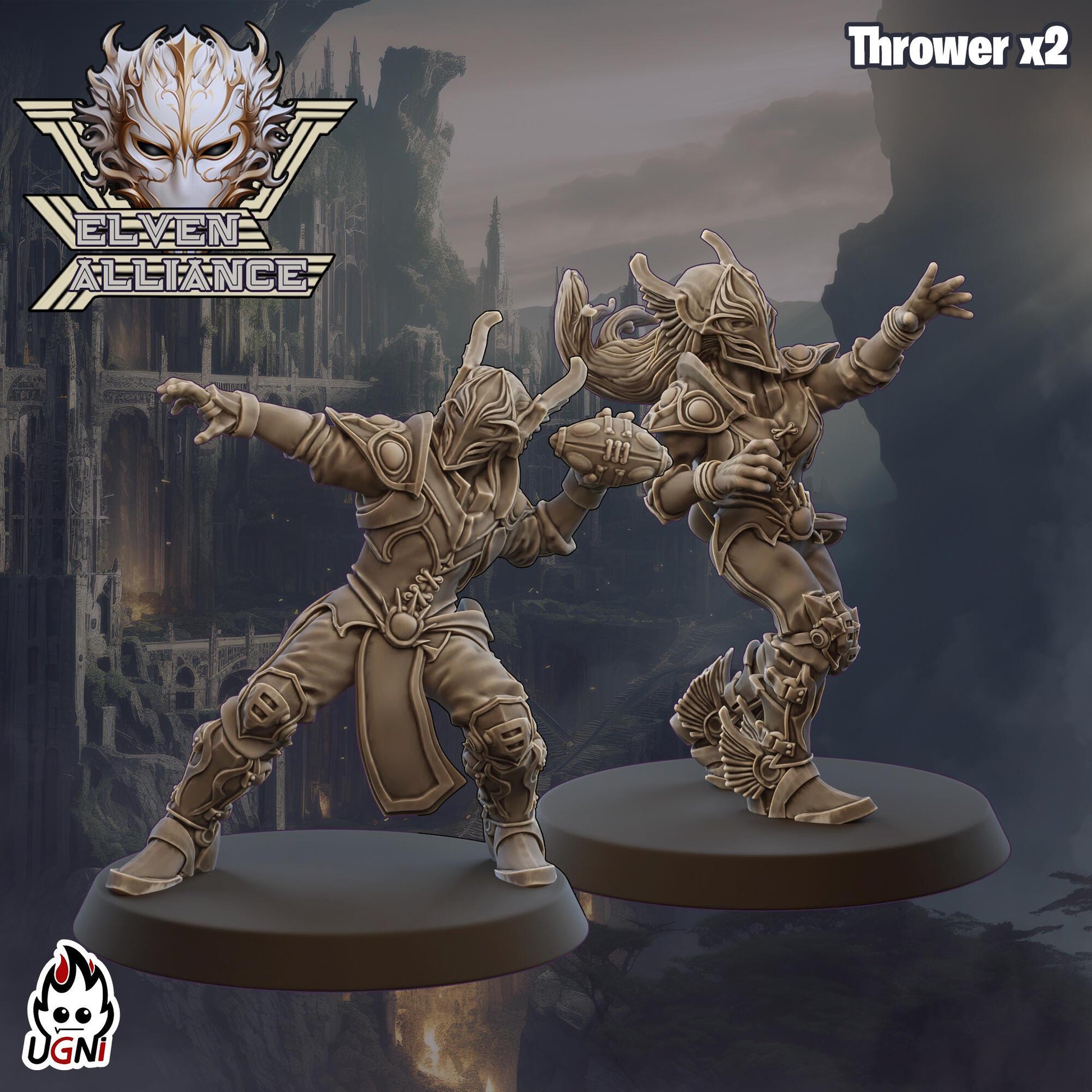 Elven Union Team Designed by UGNI Miniatures - Fantasy Football - product image 4 of 9