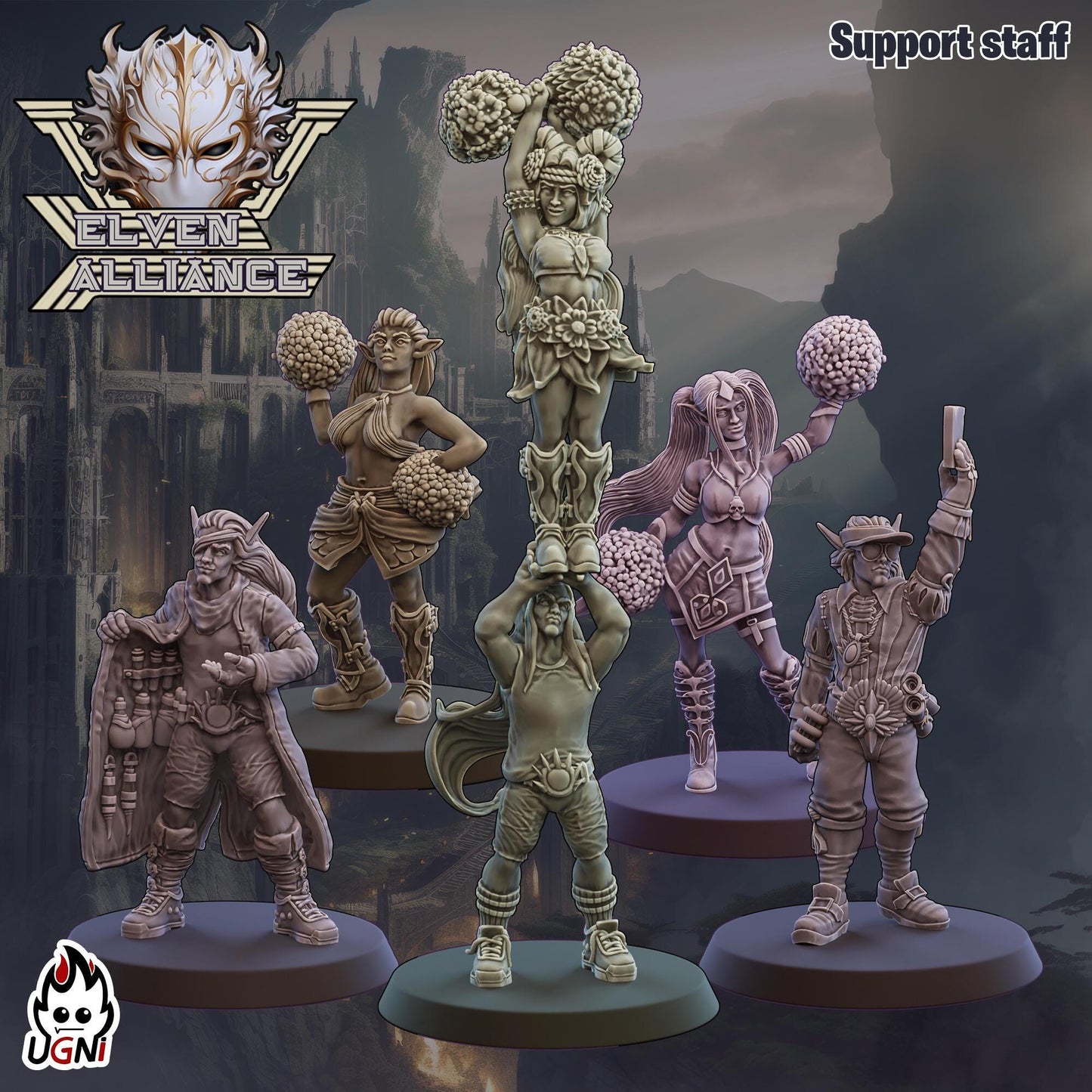 Elven Union Team Designed by UGNI Miniatures - Fantasy Football - product image 8 of 9