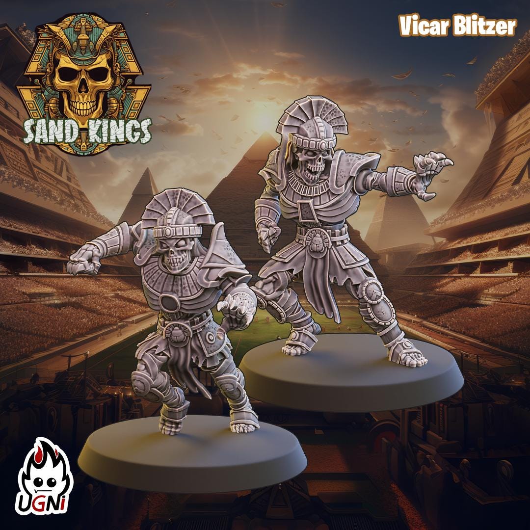 Sand Kings Team (Regular Style) Designed by UGNI Miniatures - Fantasy Football - product image 3 of 9