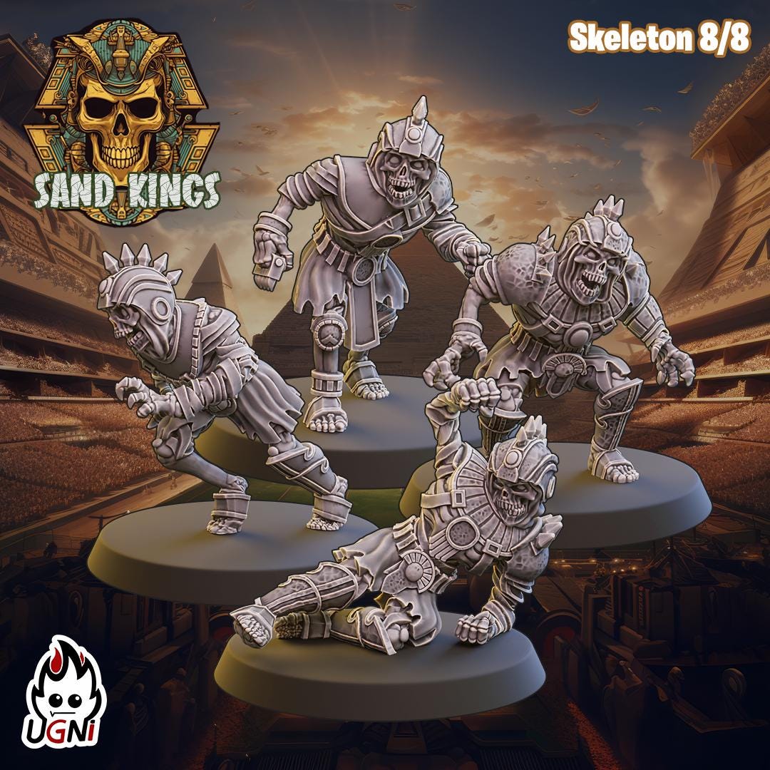 Sand Kings Team (Regular Style) Designed by UGNI Miniatures - Fantasy Football - product image 5 of 9