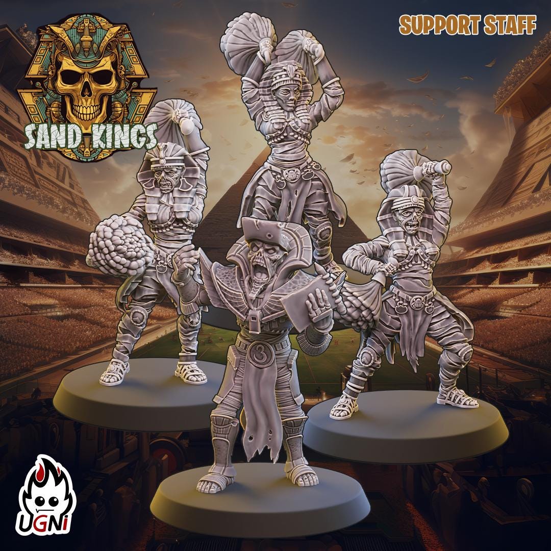 Sand Kings Team (Regular Style) Designed by UGNI Miniatures - Fantasy Football - product image 8 of 9