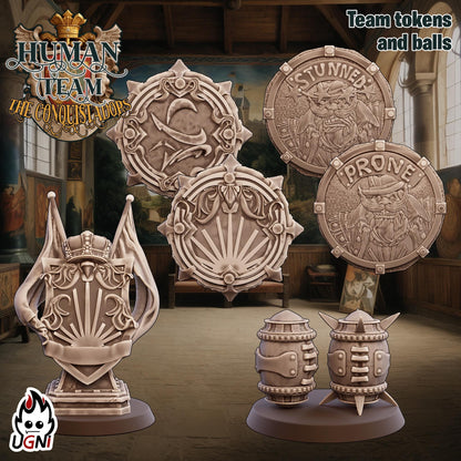 Human Team (Conquistador Style) Designed by UGNI Miniatures - Fantasy Football - product image 7 of 9