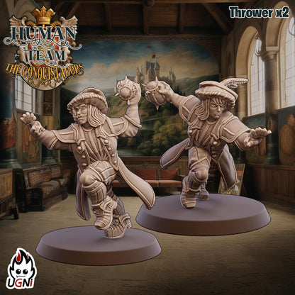 Human Team (Conquistador Style) Designed by UGNI Miniatures - Fantasy Football - product image 5 of 9