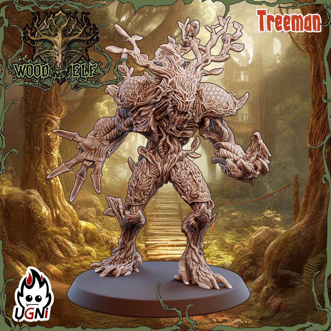 Wood Elf Team (Tree Dryads Style) Designed by UGNI Miniatures - Fantasy Football - product image 2 of 10