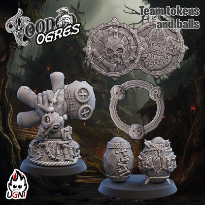 Ogre Team (Voodoo Style) Designed by UGNI Miniatures - Fantasy Football - product image 7 of 9