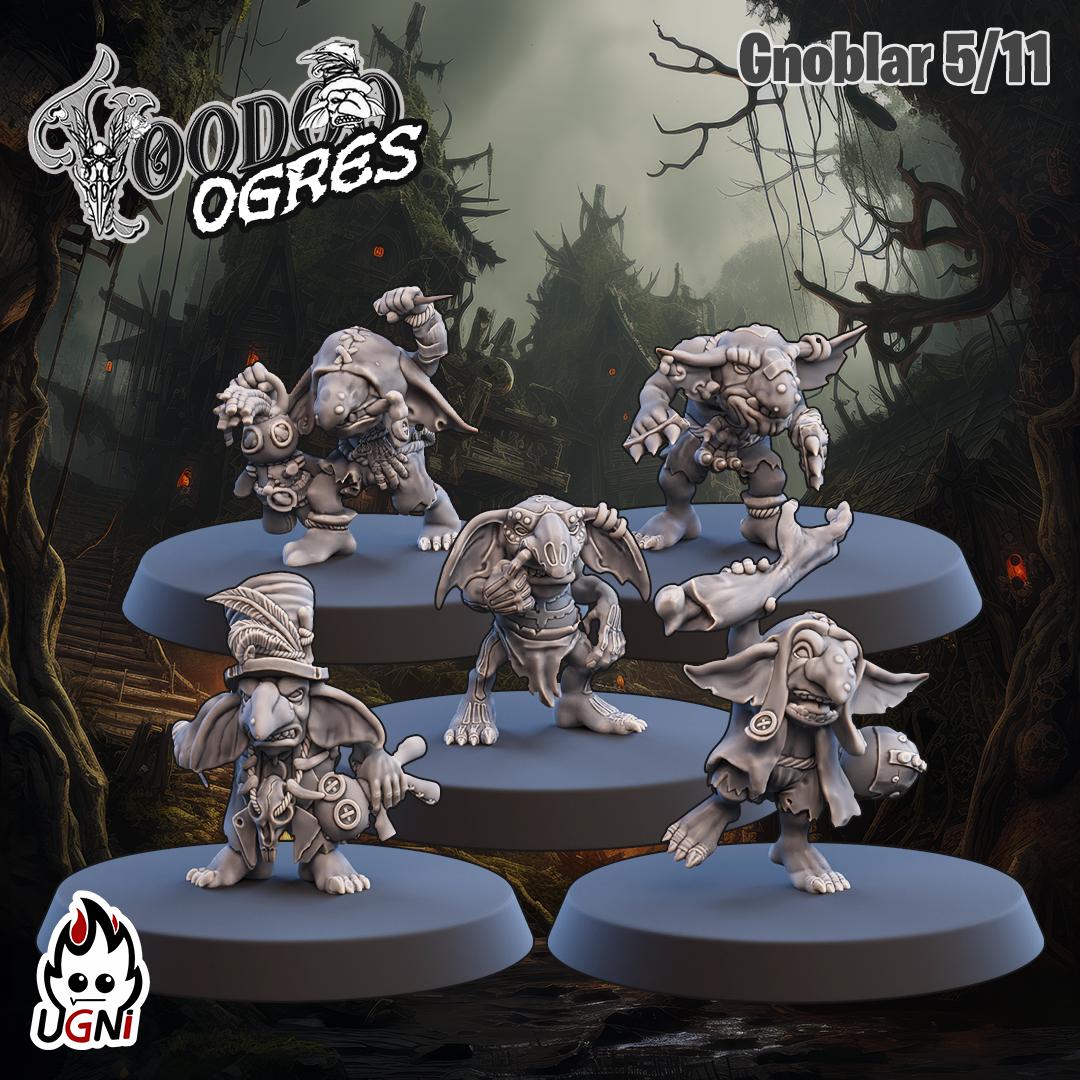 Ogre Team (Voodoo Style) Designed by UGNI Miniatures - Fantasy Football - product image 6 of 9