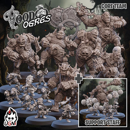 Ogre Team (Voodoo Style) Designed by UGNI Miniatures - Fantasy Football - product image 9 of 9