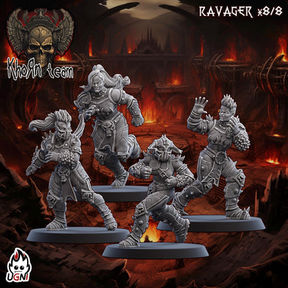 KhoЯn Team (Bloody Valkyrie Style) Designed by UGNI Miniatures - Fantasy Football - product image 5 of 9
