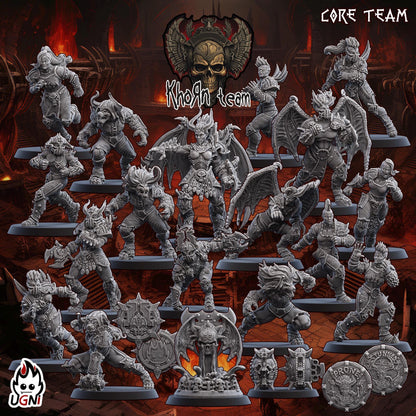KhoЯn Team (Bloody Valkyrie Style) Designed by UGNI Miniatures - Fantasy Football - product image 1 of 9