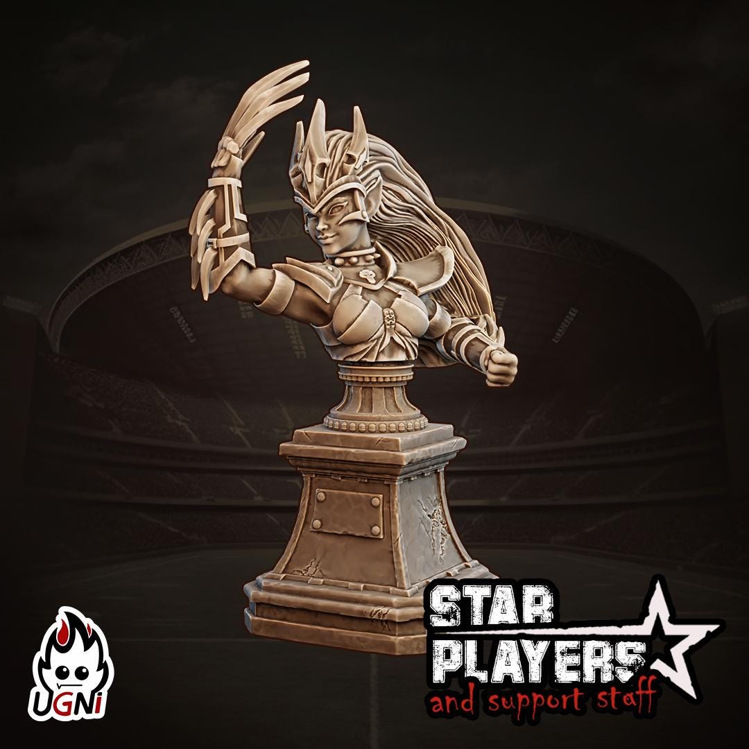 Bust Broxxana Star Player - Designed by UGNI Miniatures - Fantasy Football - product image 1 of 2