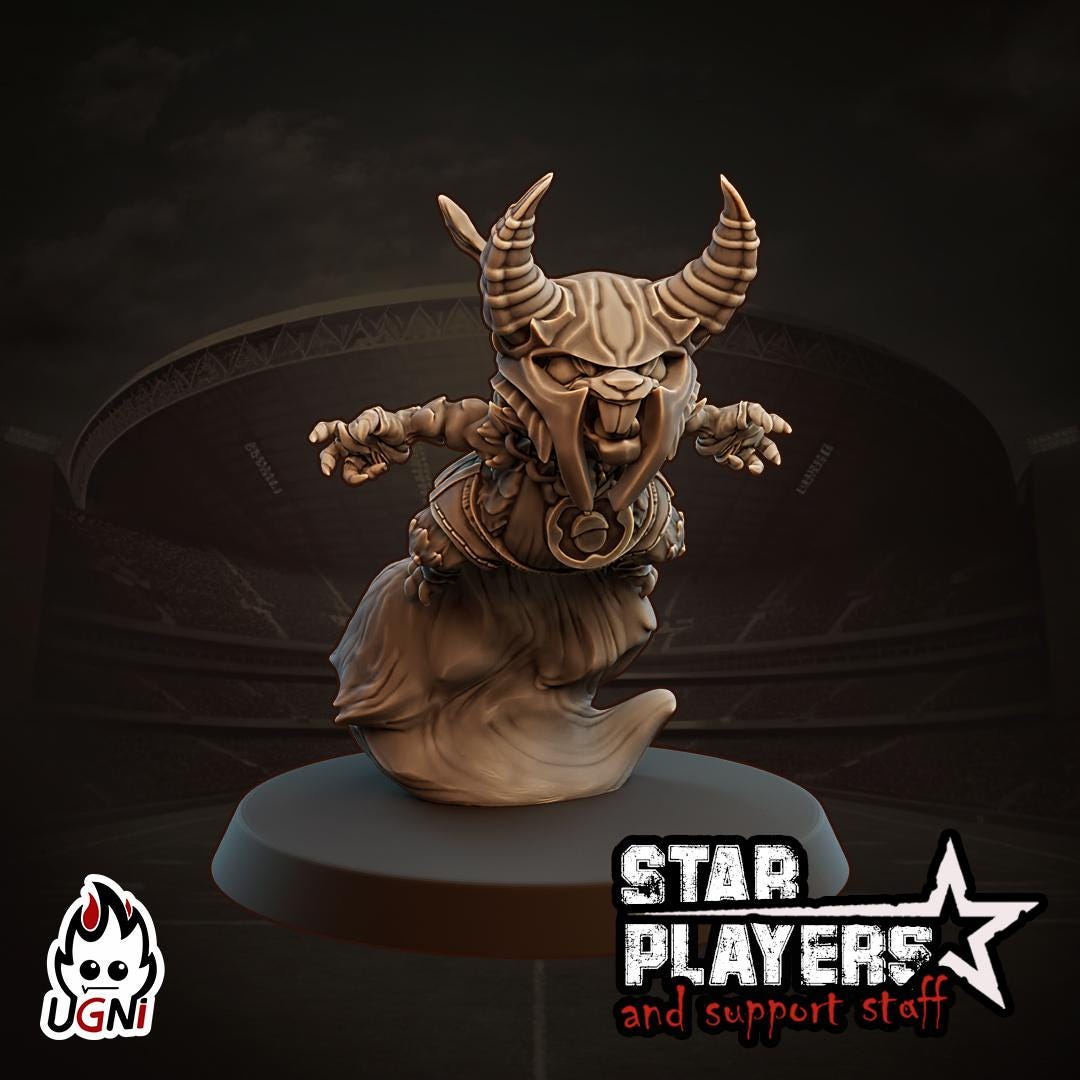 Star Player Pack #4 Star Player - Designed by UGNI Miniatures - Fantasy Football - product image 5 of 8