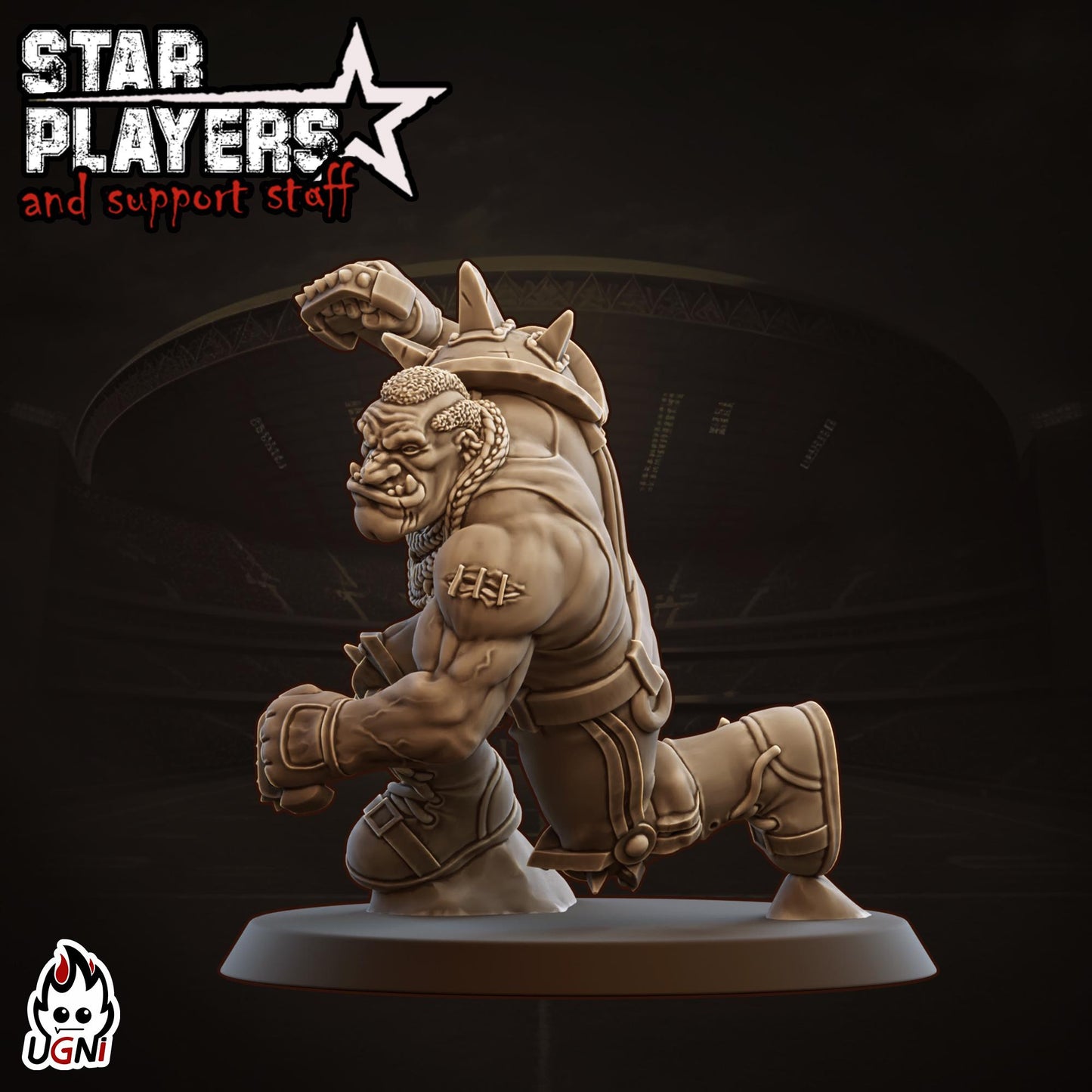 Morgue N Thorn Star Player - Designed by UGNI Miniatures - Fantasy Football - product image 2 of 4