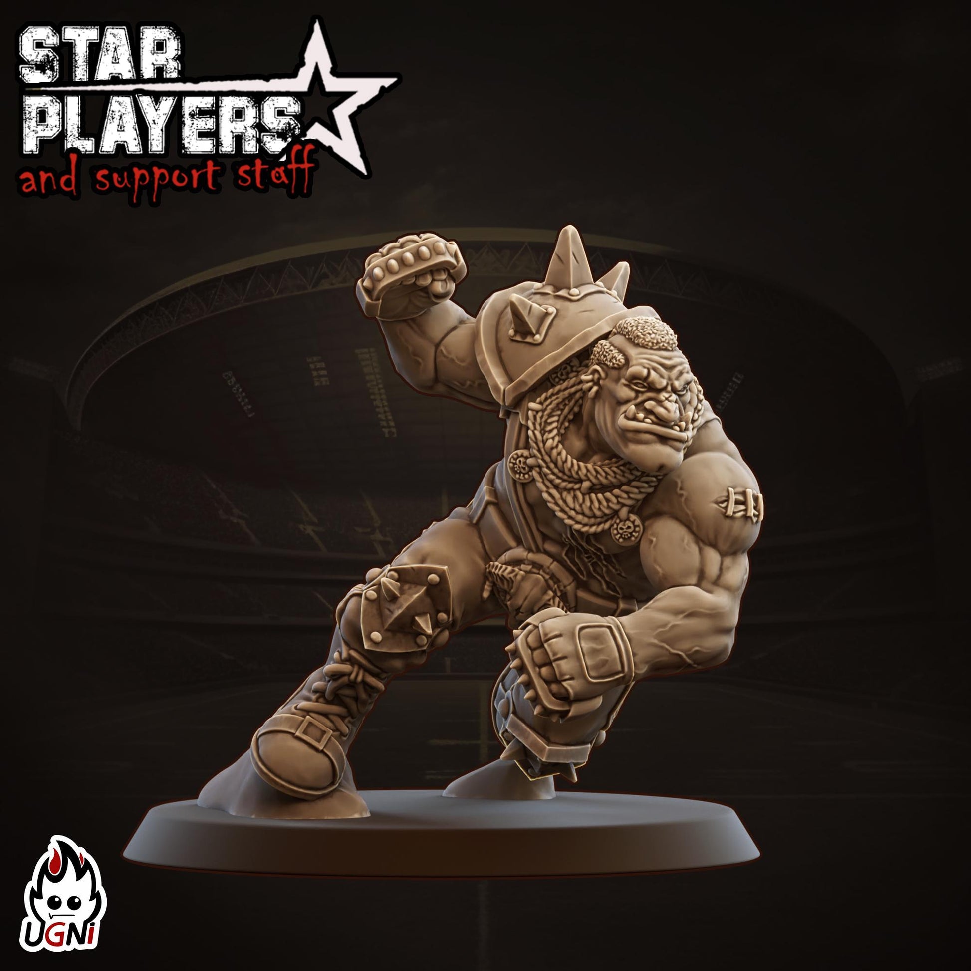 Morgue N Thorn Star Player - Designed by UGNI Miniatures - Fantasy Football - product image 1 of 4