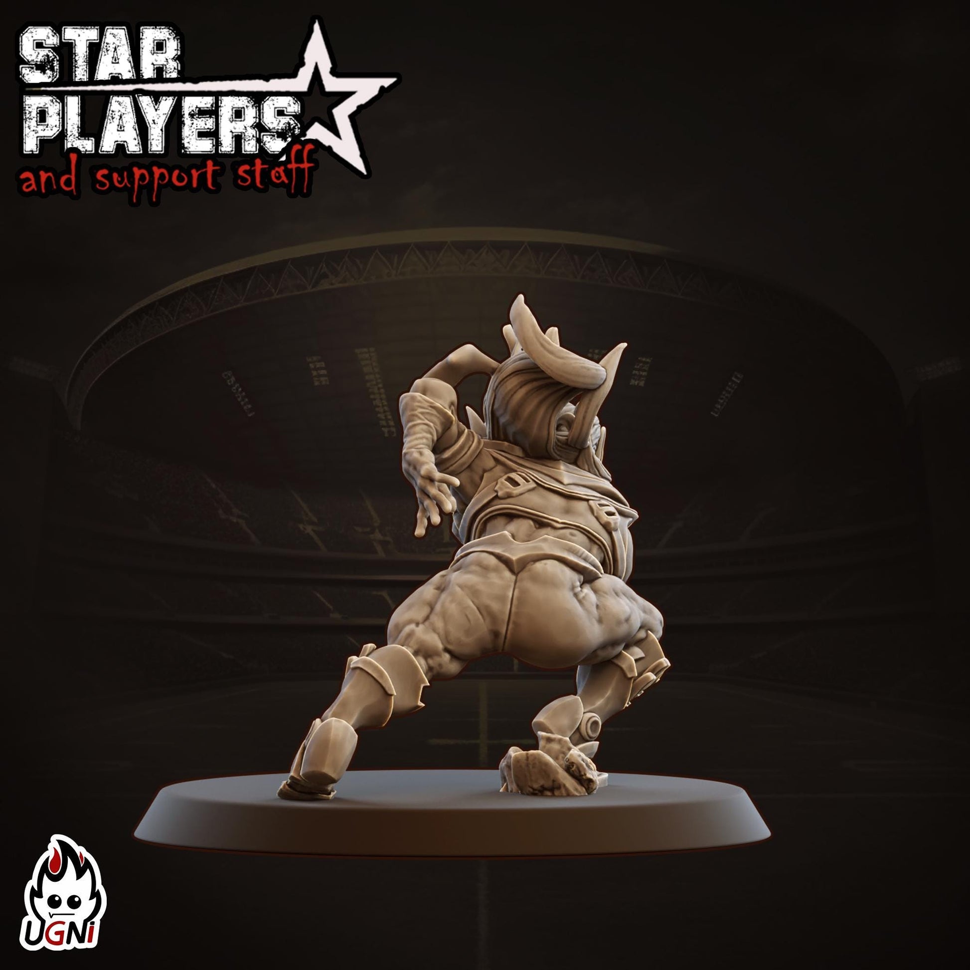 Lucius Shift Star Player - Designed by UGNI Miniatures - Fantasy Football - product image 3 of 3