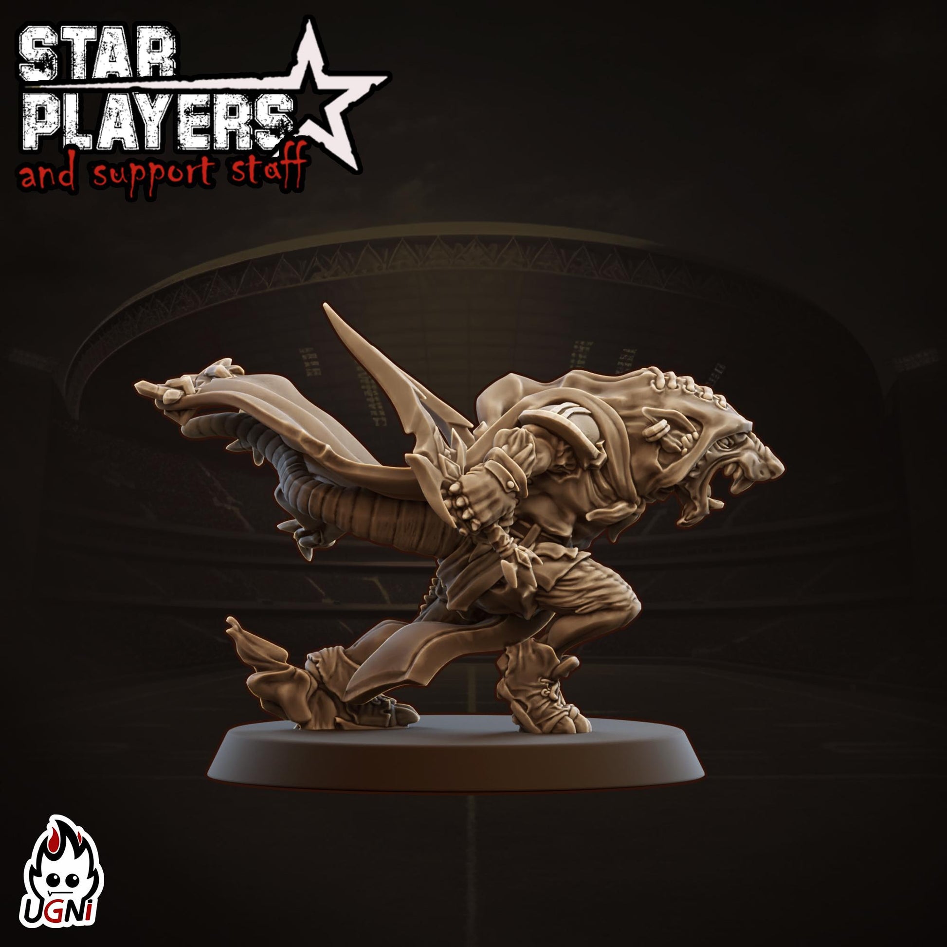 Scooter Snap-Snap (First) Star Player - Designed by UGNI Miniatures - Fantasy Football - product image 2 of 3