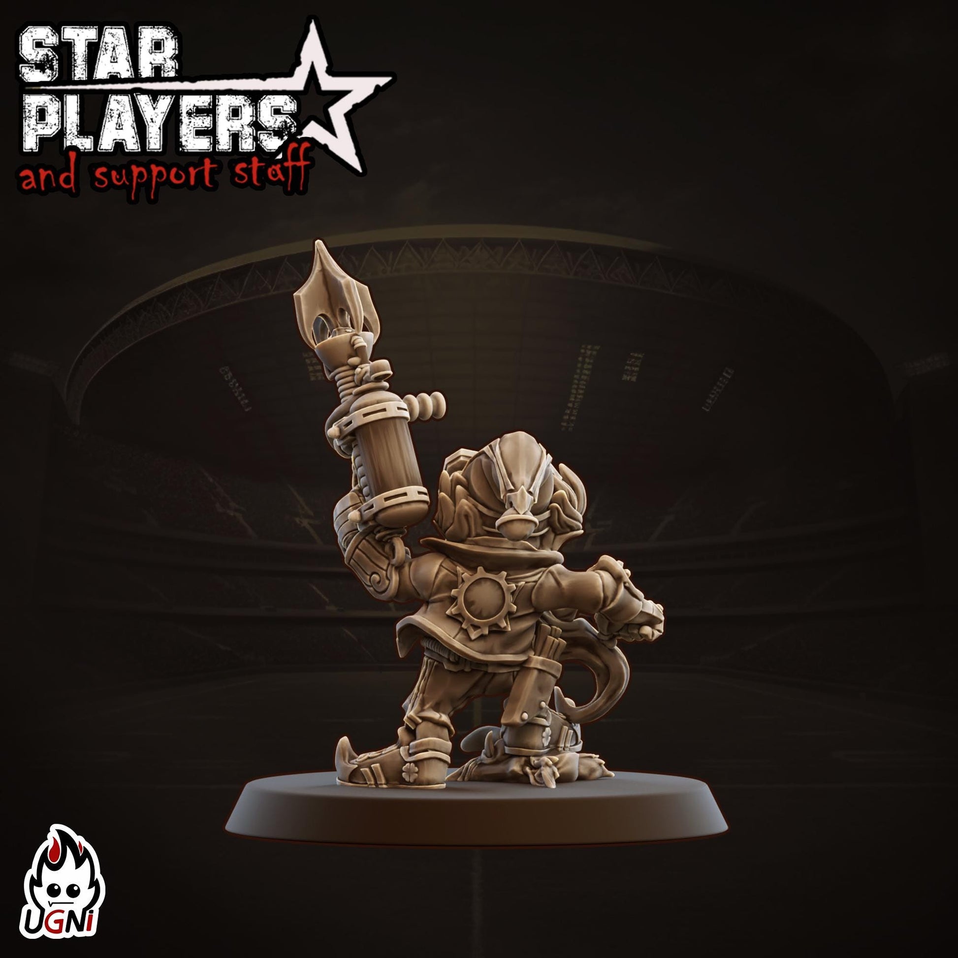 Sidney Roachgate Star Player - Designed by UGNI Miniatures - Fantasy Football - product image 3 of 3