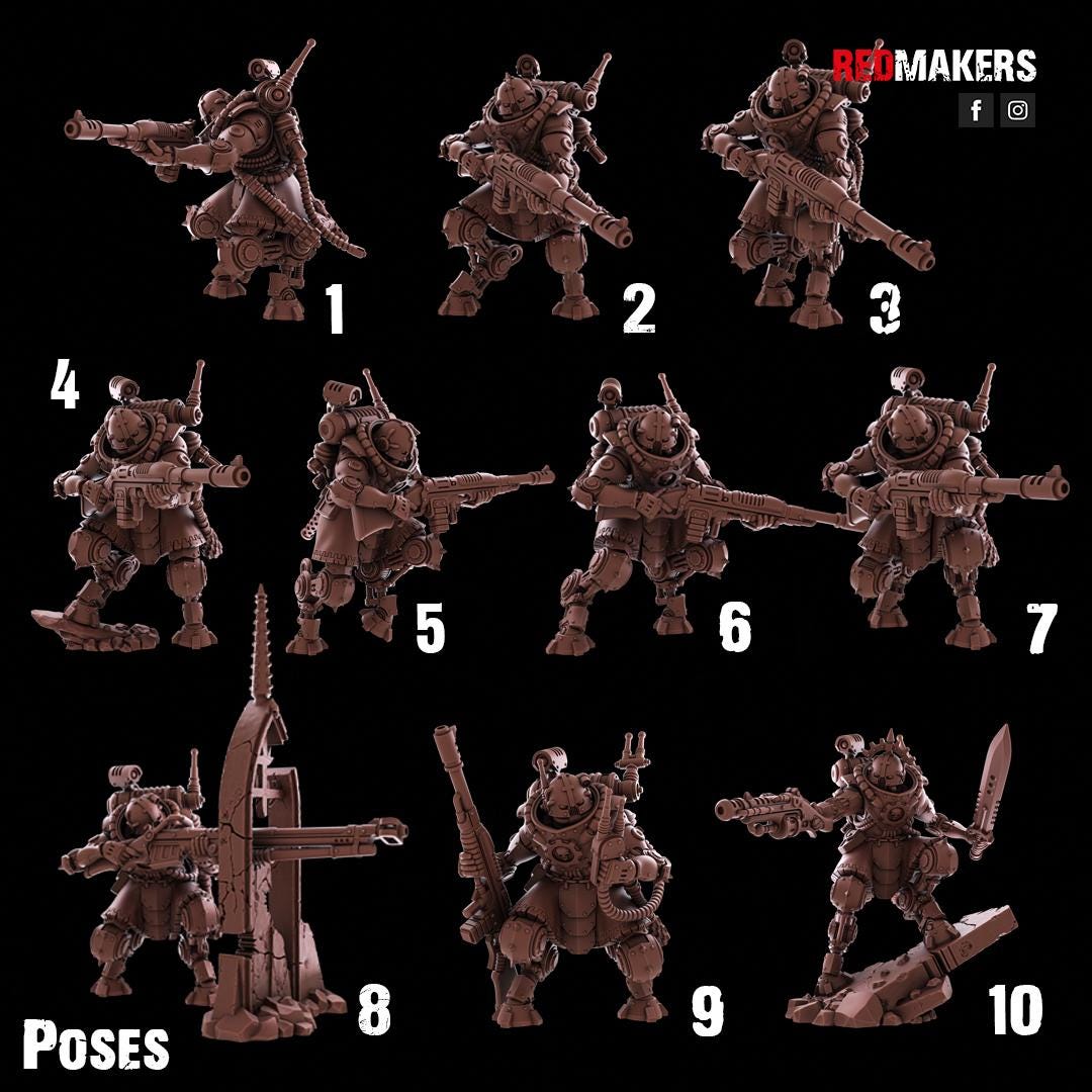 Red Makers Tech Guardians – Omniforge x10 (Custom Order) - product image 2 of 6
