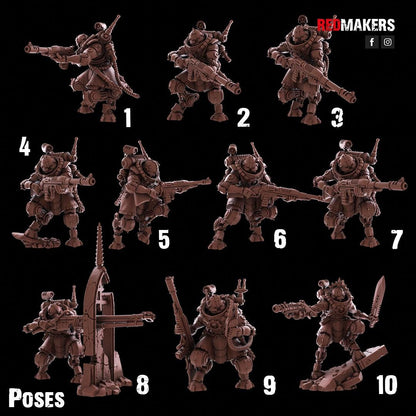 Red Makers Tech Guardians – Omniforge x10 (Custom Order) - product image 2 of 6