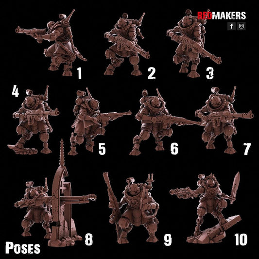 Red Makers Tech Guardians – Omniforge x10 (Custom Order) - product image 2 of 6