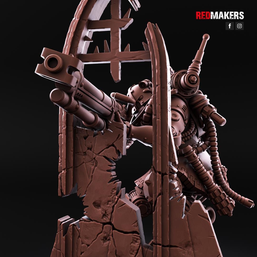 Red Makers Tech Guardians – Omniforge x10 (Custom Order) - product image 5 of 6
