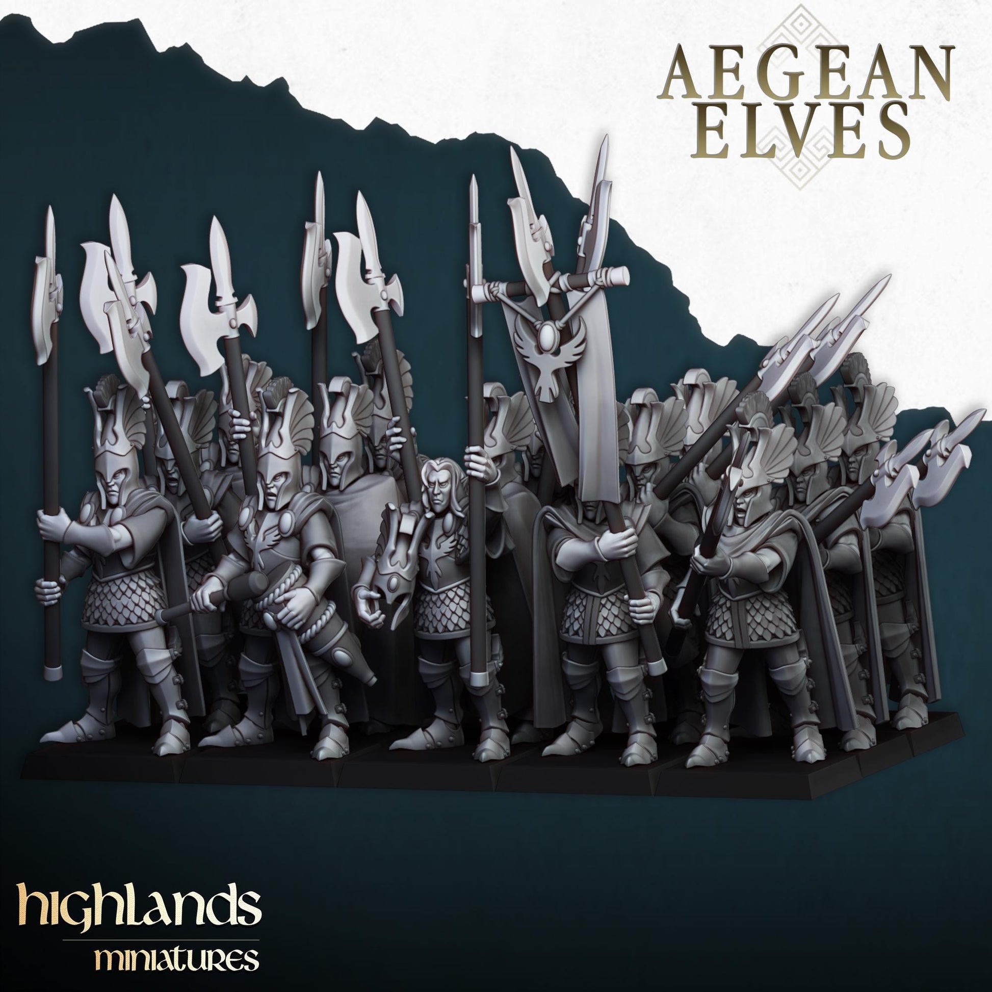 Highland Miniatures Mycenaean Guard - Fantasy / D&D (Custom Order) - product image 2 of 3