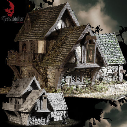 Fanny's Smoked Kipper House Wargaming Terrain 28mm / 32mm - Printed on FDM Bambu Lab X1 Carbon (Custom Order) - product image 6 of 10