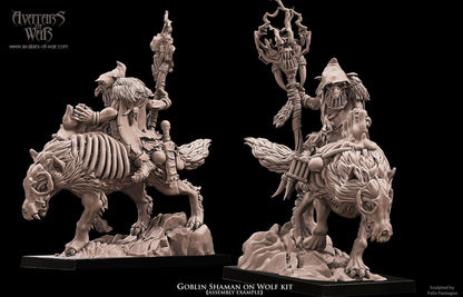 Avatars of War Goblin Shaman on Wolf - Fantasy / D&D (Custom Order) - product image 3 of 5