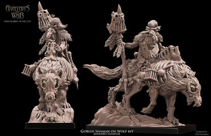Avatars of War Goblin Shaman on Wolf - Fantasy / D&D (Custom Order) - product image 2 of 5