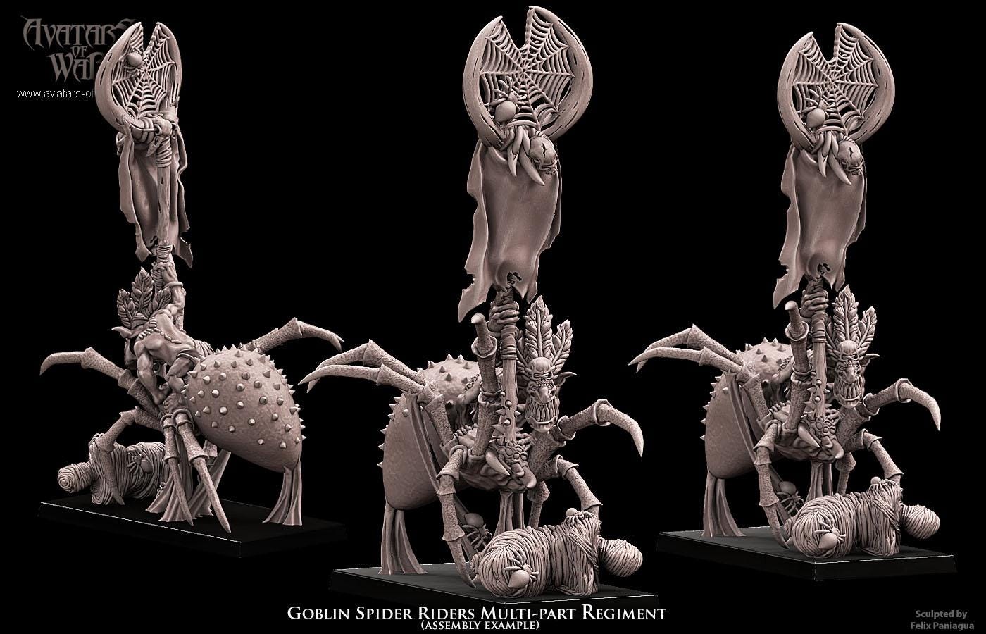 Avatars of War Goblin Spider Riders Regiment - Fantasy / D&D (Custom Order) - product image 5 of 10