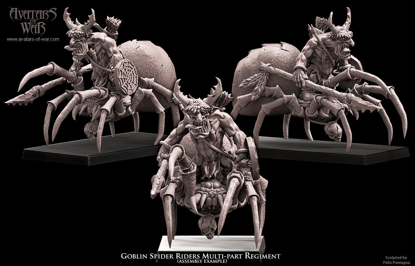 Avatars of War Goblin Spider Riders Regiment - Fantasy / D&D (Custom Order) - product image 7 of 10