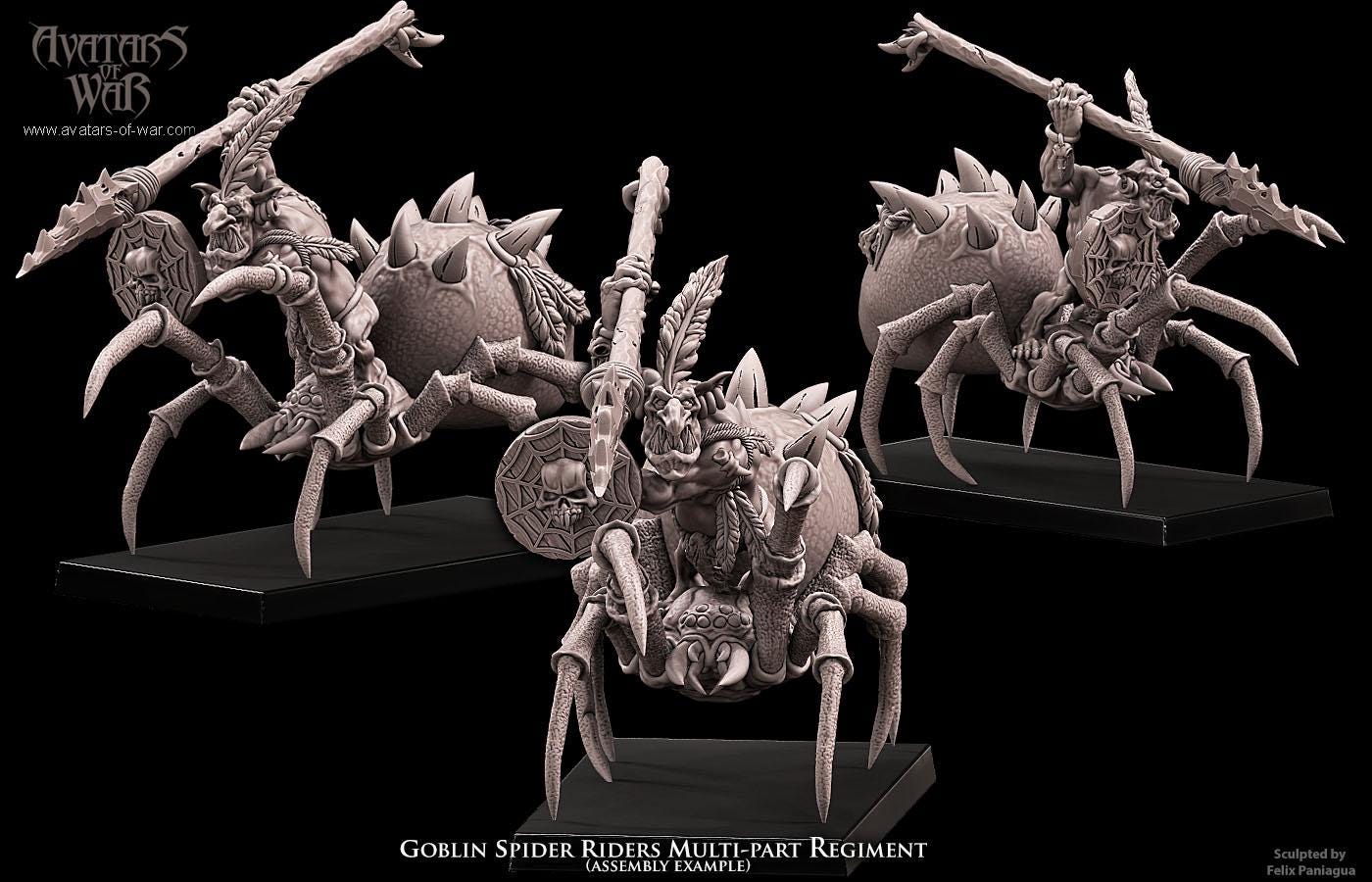 Avatars of War Goblin Spider Riders Regiment - Fantasy / D&D (Custom Order) - product image 9 of 10
