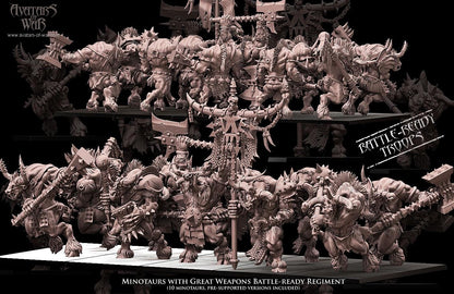 Avatars of War Minotaurs Regiment - Fantasy / D&D (Custom Order) - product image 2 of 3