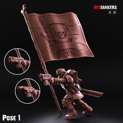 Red Makers Shock Troops Command Squad (Custom Order) - product image 3 of 8