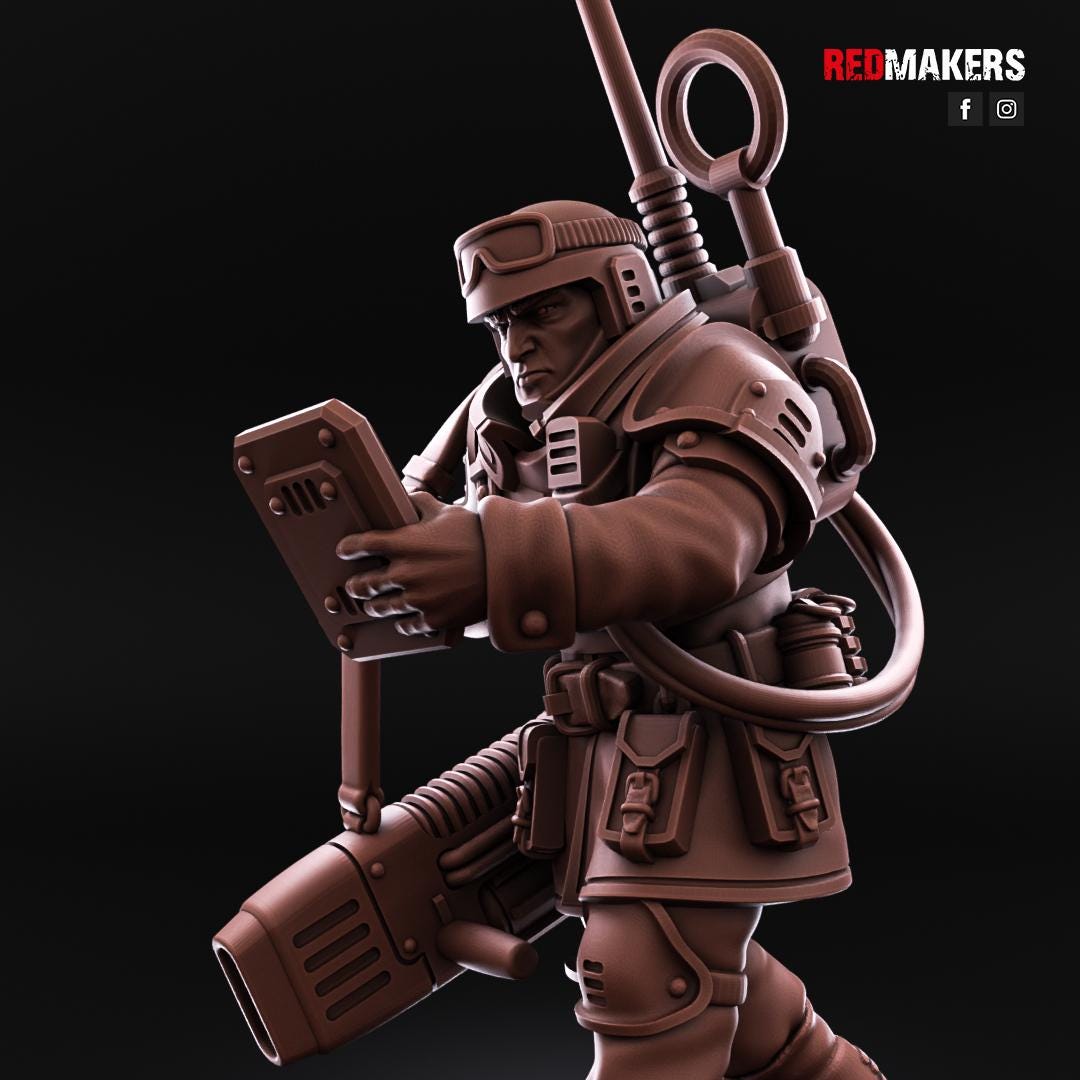 Red Makers Shock Troops Command Squad (Custom Order) - product image 4 of 8