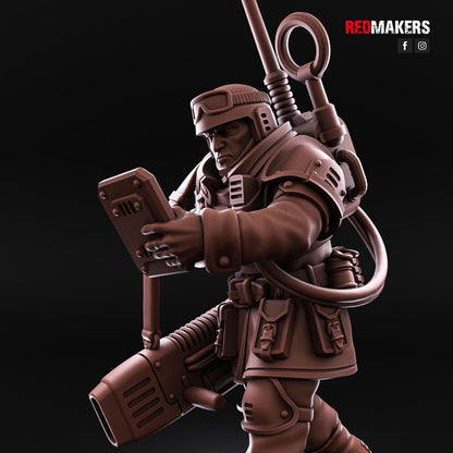 Red Makers Shock Troops Command Squad (Custom Order) - product image 4 of 8