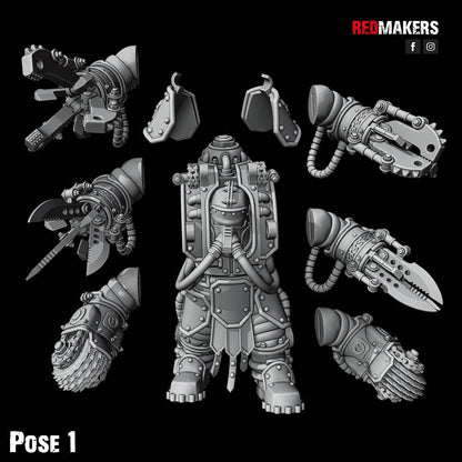 Red Makers Abhuman Wardens x5 (Custom Order) - product image 6 of 10