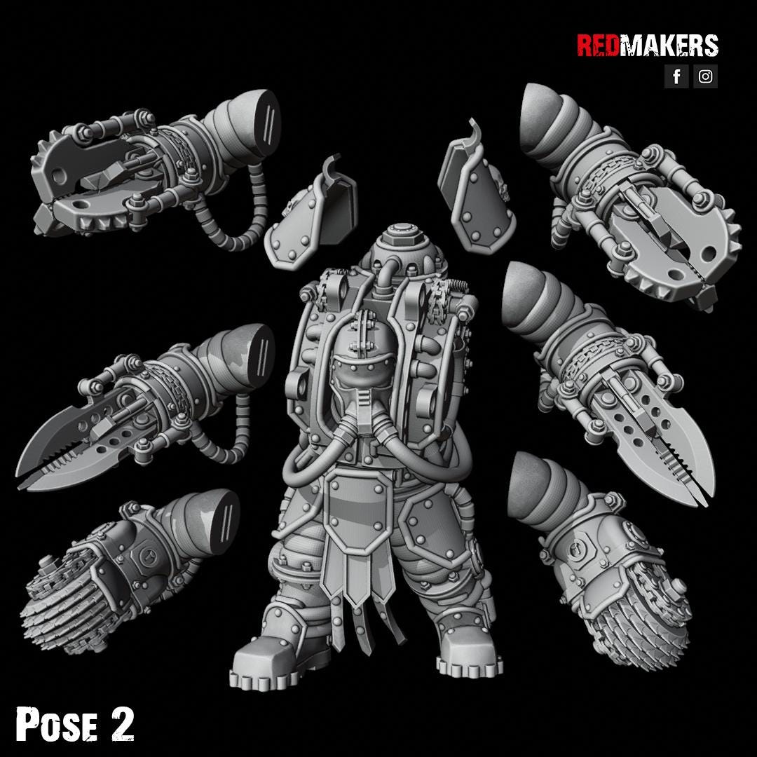 Red Makers Abhuman Wardens x5 (Custom Order) - product image 7 of 10