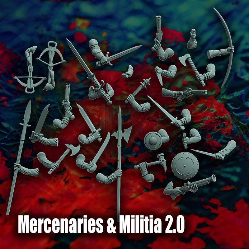 Fantasy Mercenaries and Militia 2.0 - Reptilian Overlords (Custom Order) - product image 3 of 5