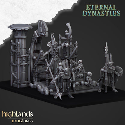 Highland Miniatures Pharaoh Funeral Ship - Fantasy / D&D (Custom Order) - product image 2 of 3
