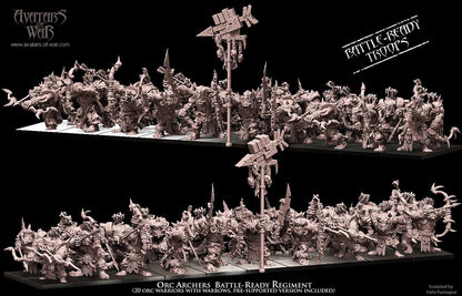 Avatars of War Orc Archers Regiment - Fantasy / D&D (Custom Order) - product image 1 of 3