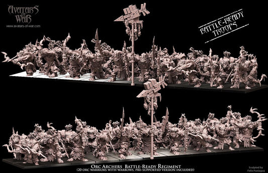 Avatars of War Orc Archers Regiment - Fantasy / D&D (Custom Order) - product image 1 of 3