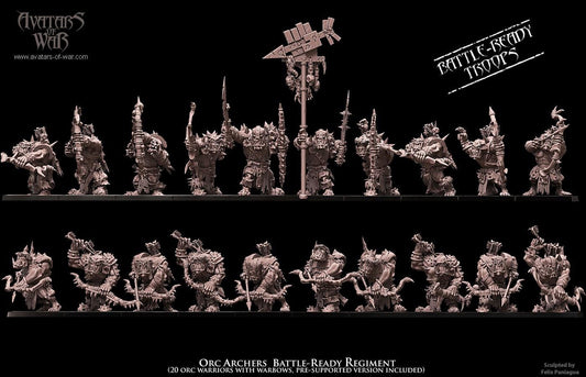 Avatars of War Orc Archers Regiment - Fantasy / D&D (Custom Order) - product image 2 of 3