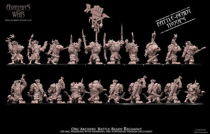 Avatars of War Orc Archers Regiment - Fantasy / D&D (Custom Order) - product image 3 of 3