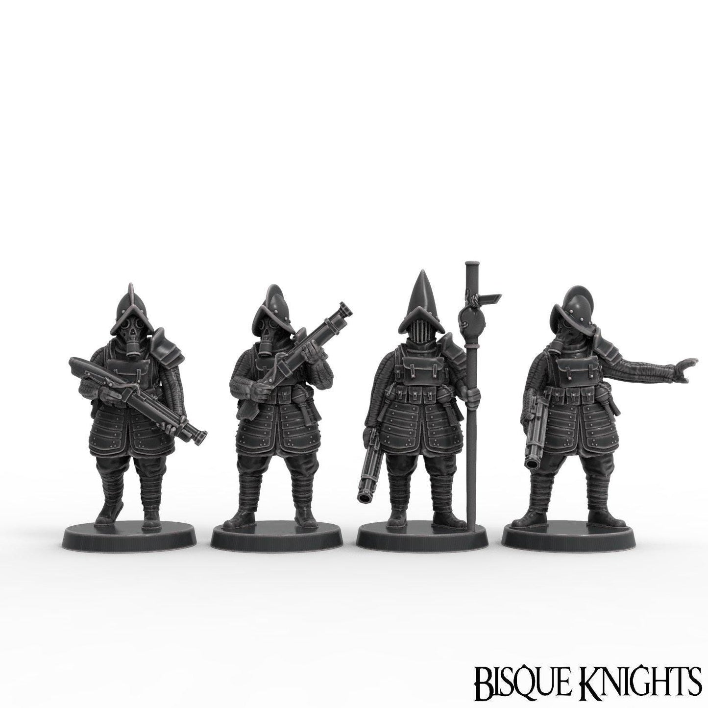 Saint Decent Mage Hunters w/Matchlocks x12 - Trench  Designer (Custom Order) - product image 1 of 3